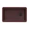 Ruvati 32 x 19 inch epiGranite Undermount Granite Composite Single Bowl Kitchen Sink Carnelian Red RVG2033RD - alternate 3